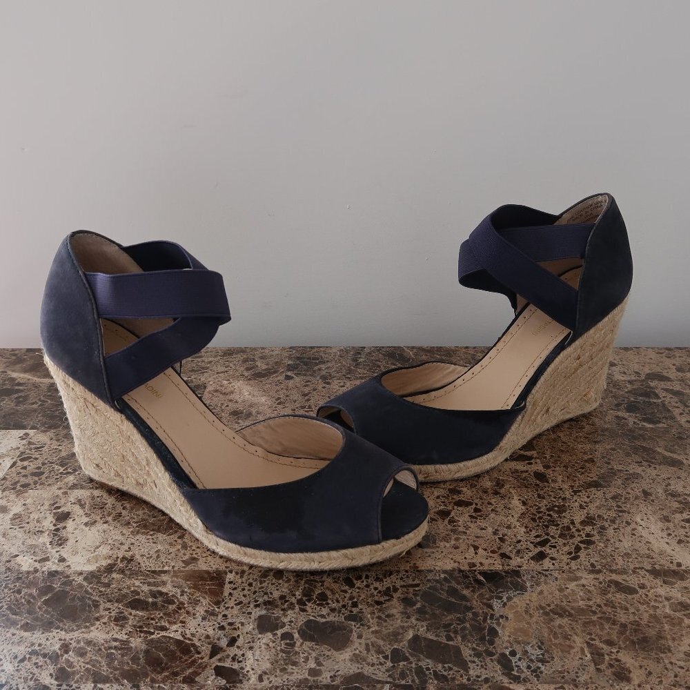 Adrienne Vittadini Blue Open toe Espadrille 9.5